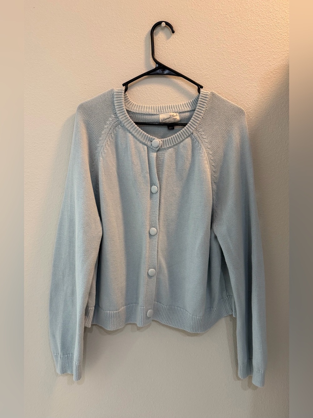 Universal Thread Light Blue Button-Up Knit Cardigan
